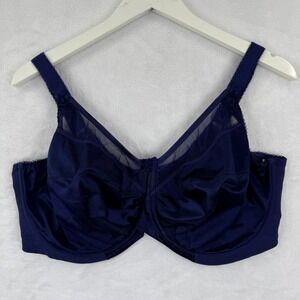 Goddess Keira Full Figure Underwire Bra Ink Navy Blue‎ 40G GD6090INK